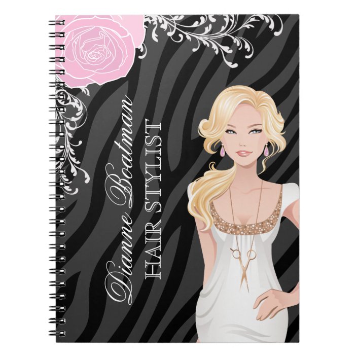 Hair Salon Note Book Appointment Book Zazzle.ca
