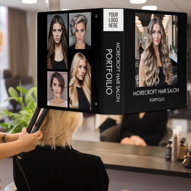 Hair Salon Portfolio Binder – Custom Design (Creator Uploaded)
