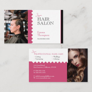 Hair Salon Professional Business Card