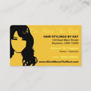 Hair Salon / Stylist Business Card