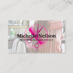 Hair Salon   Stylist Tools Business Card
