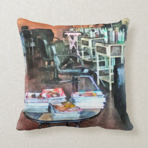 Hair Salon Throw Pillow