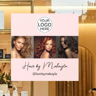 Hair Salon Window Cling