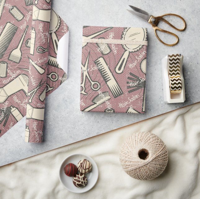 Hair Salon  Wrapping Paper (Crafts)