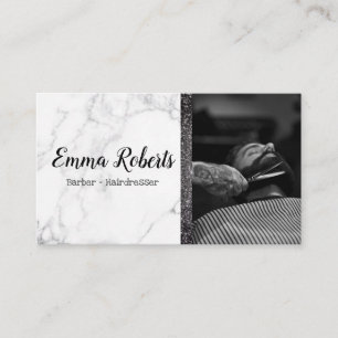 Hair Shop Scissors Hairdressing Salon Barber Shop Business Card