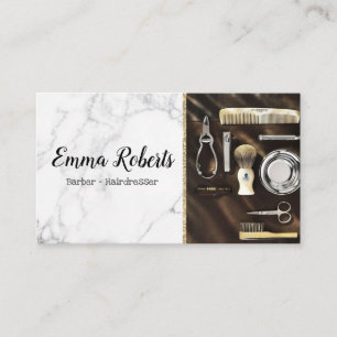 Hair Shop Scissors Hairdressing Salon Barber Shop Business Card