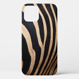 hair skin of zebraskin,animal,background,black,bod iPhone 12 case