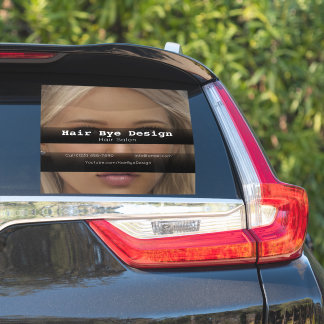 Hair Styling company vehicle adverting business