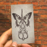 Hair Stylist Antique Scissor & Butterfly Vintage Business Card<br><div class="desc">Hair Stylist Antique Scissor & Butterfly Vintage Business Cards.</div>