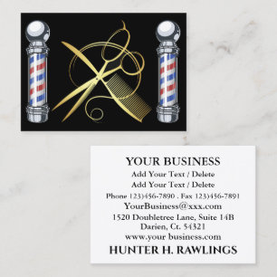 Hair Stylist - Barber Business Card