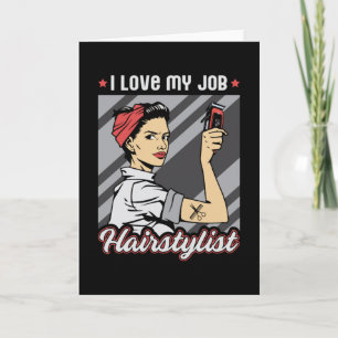 Hair Stylist Barber Hairdresser Scissors Hair Gift Card