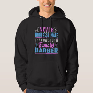 Hair Stylist Barber Scissors Hairdresser Hair Gift Hoodie