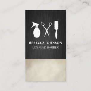 Hair Stylist Barber Tools   Stylish Business Card