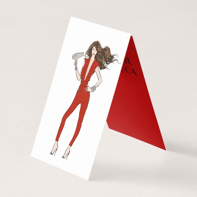 Hair stylist business card (Front)