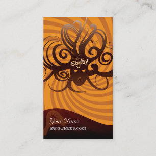 hair stylist business card