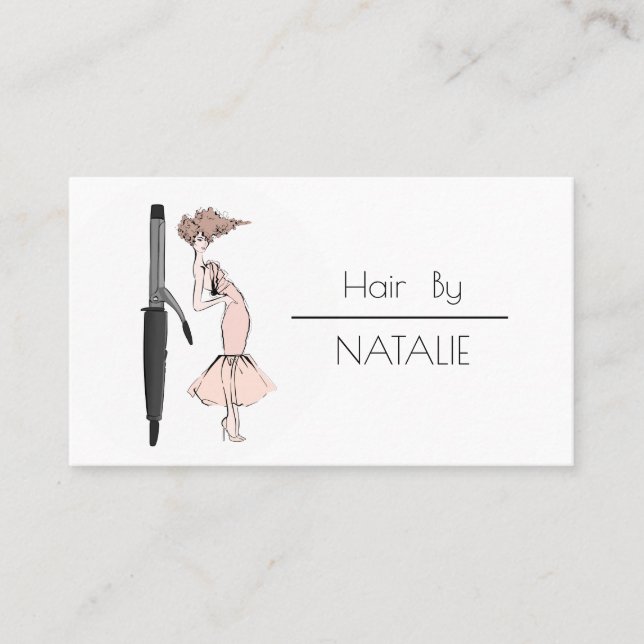 Hair stylist business card (Front)