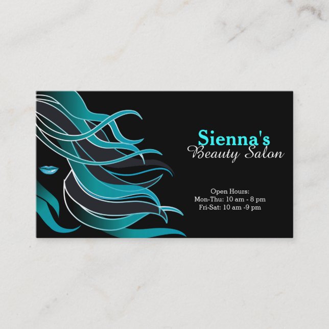 Hair stylist business card (Front)