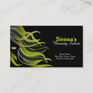 Hair stylist business card
