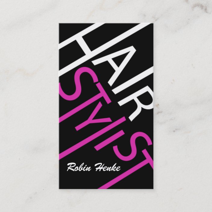 Hair Stylist Business Cards Zazzle.ca