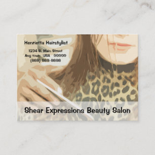 Hair Stylist Business Cards