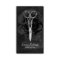 Hair Stylist Chic Scissor Dark Floral Chalkboard