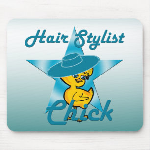 Hair Stylist Chick #7 Mouse Pad