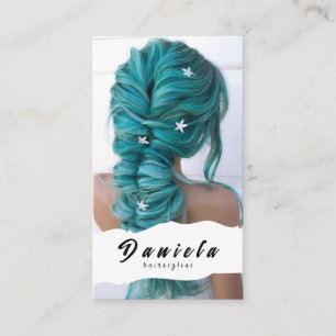 Hair Stylist Cute Scissor Minimalist Blush Pink Business Card