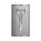 Hair Stylist Elegant Scissor Modern Silver Glitter
