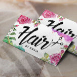 Hair Stylist Elegant Watercolor Floral Salon Business Card<br><div class="desc">Hair Stylist Elegant Watercolor Floral Beauty Salon Business Cards.</div>