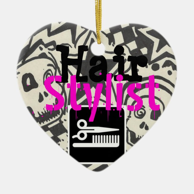 Hair Stylist Gift - Ornament (Front)