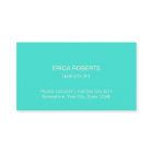 Hair Stylist Gold Script Modern Turquoise