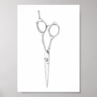 Hair Stylist Hair Salon Elegant Scissor