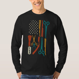 Hair Stylist Hairdresser Barber Salon Rhinestone T-Shirt