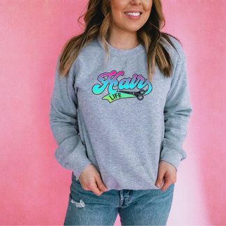 Hair Stylist, Hairdresser, Varsity Style Sweatshirt