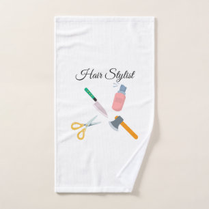 Hair stylist hand towel