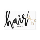 Hair Stylist Handwritten Script Minimalist Salon