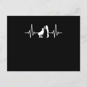 Hair Stylist Heartbeat Hairdresser Hair Salon Gift Postcard