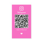 Hair Stylist Instagram Modern Chic Salon QR Code
