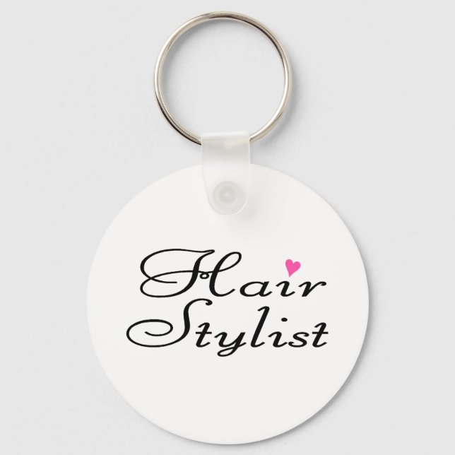 Hair Stylist Keychain (Front)