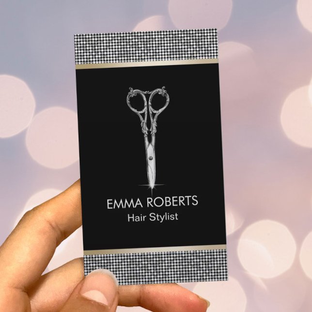 Hair Stylist Luxury Glitter Border Appointment (Creator Uploaded)