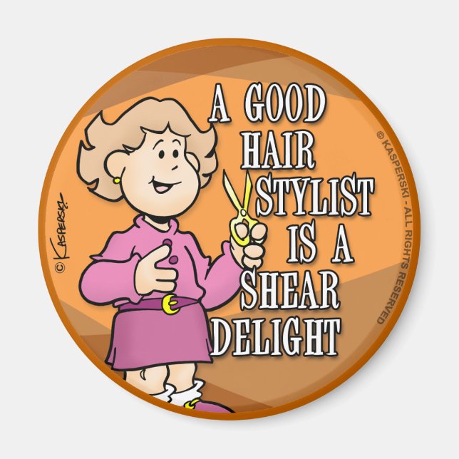 Hair Stylist Magnet (Front)