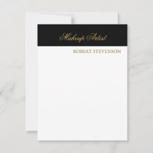 Hair Stylist Makeup Artist Card