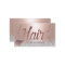 Hair Stylist Modern Typography Blush Rose Gold