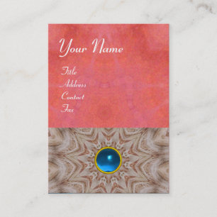 HAIR STYLIST monogram ,antique pink red blue white Business Card