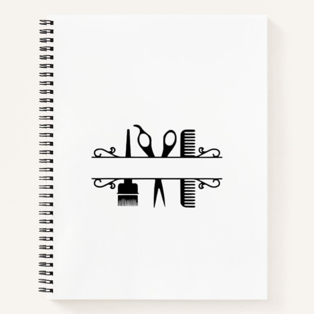 Hair Stylist Notes Notebook (Front)
