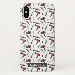Hair Stylist Pattern Personalized Case-Mate iPhone Case
