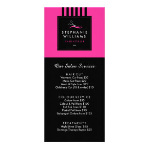 Hair Stylist Price List and Service Menu