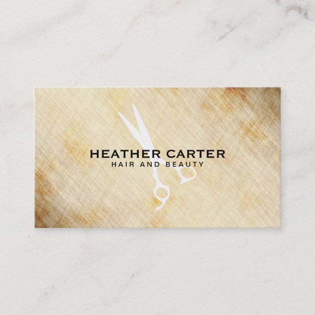 Hair Stylist | Pricings Business Card (Front)