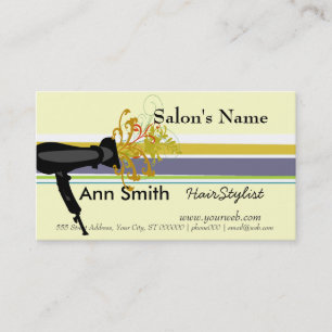 Hair Stylist Promotional Beauty Salon Appointment Card