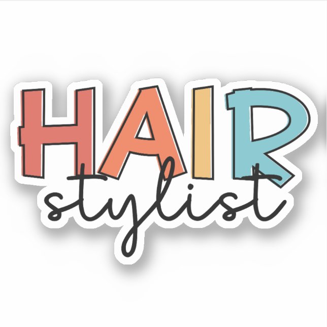 Hair Stylist Retro Hairdresser Cute (Front)